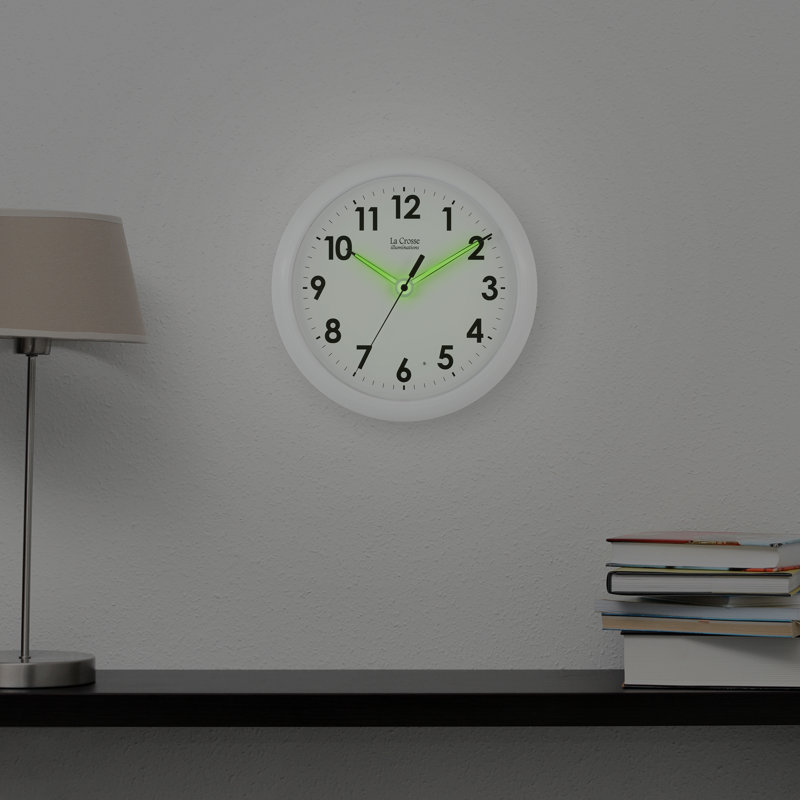 La Crosse Technology Illuminations 10" Wall Clock & Reviews Wayfair